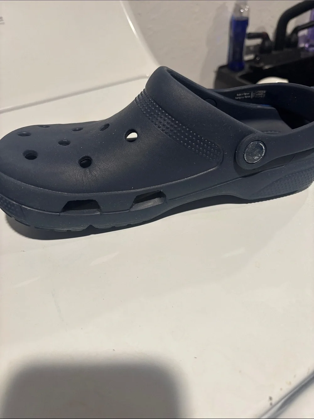CROCS Kids Lightweight Clog in Navy Blue